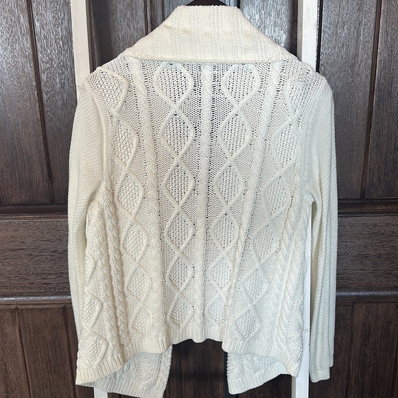 CAbi Cable Knit Open Front Cardigan - Picture 4 of 5